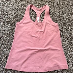 lululemon athletica Pink Cropped Tank Top